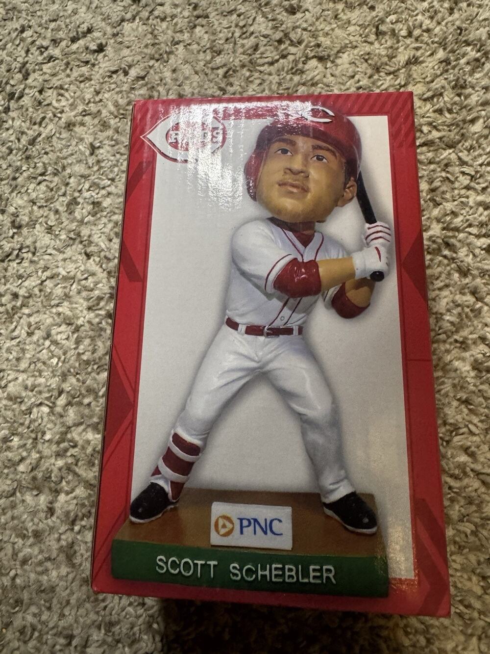 2018 Scott Schebler Cincinnati Reds PNC SGA Bobblehead MLB New In Box